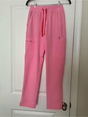 Figs Sunrise Pink Yola Scrub Pants
